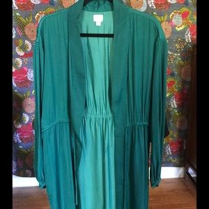 EMERALD GREEN TUNIC ROBE BY NEW DAY SIZE MEDIUM